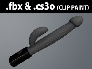 [RE192615] 3D Object Vibrator long 01