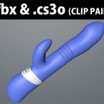 [RE192618] 3D Object Vibrator silicone-rod 01