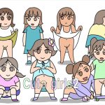 [RE210261] GIF Para Para Manga – Cute Girls 2
