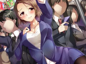 [RE213426] Super close attachment hypnosis on a crowded train ~Office worker slut and immoral act~