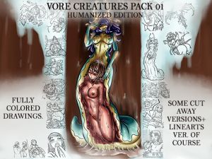 [RE224503] Vore Creatures Pack 02 Humanized Edition