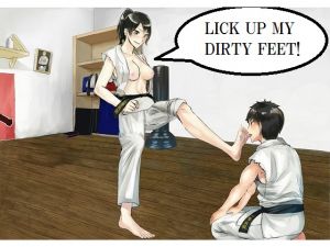 [RE233961] LICK UP MY DIRTY FEET!