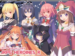 [RE245095] 2D characters pack JRPG HEROINES R