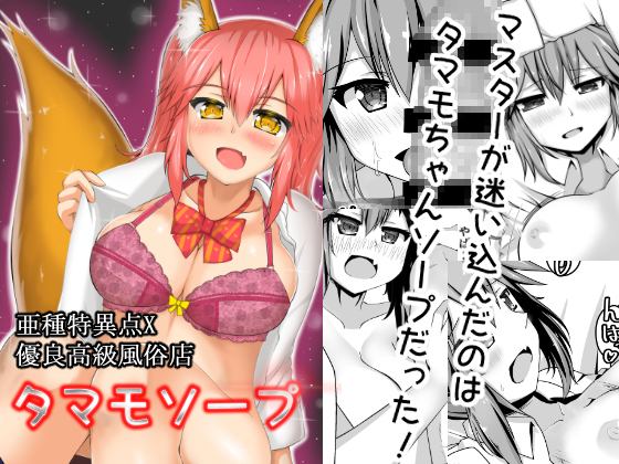 Tamamo in Sexcellent Brothel "Singularity X" By YAMAGO_House