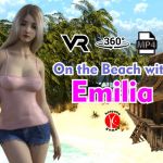 [RE254379] VR 360 Relaxing Meditation Music On The Beach with 3D Girlfriend – Emilia