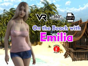 [RE254379] VR 360 Relaxing Meditation Music On The Beach with 3D Girlfriend – Emilia