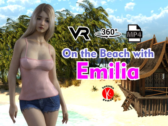 VR 360 Relaxing Meditation Music On The Beach with 3D Girlfriend - Emilia By Konyoku Games VR