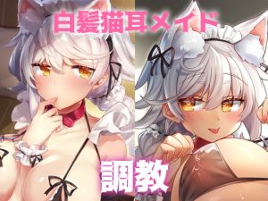 [RE270712] White-Haired Cat-Eared Maid Set