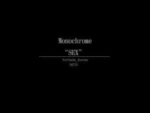 [RE281097] Monochrome “SEX” NO’8
