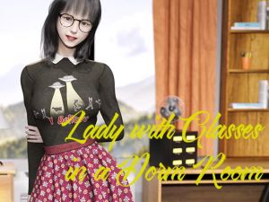 [RE282706] Lady with Glasses in a Dorm Room