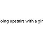 [RE294867] Going upstairs with a girl.