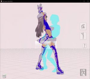 [RE299293] 3D custom girl stand motion