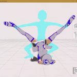 3D custom girl motion (normal pose)