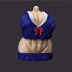 [RE301783] 3dmodel  big boob Sailor suit