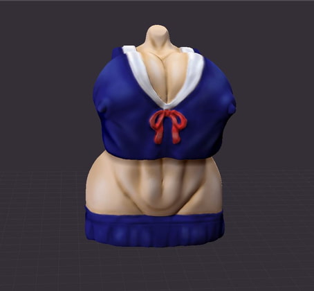 3dmodel  big boob Sailor suit By Mechanical Ass
