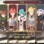 2D characters pack JRPG HEROS R18