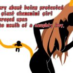[RJ01133326] A story about being protected by a giant chemomimi girl and preyed upon by the naughty one’s mouth